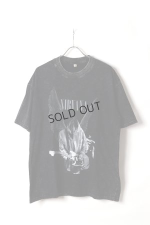画像1: NIRVANA Print Round Neck T-shirt{-BFS}