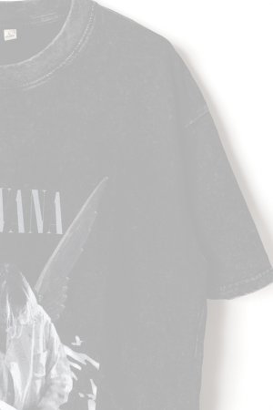 画像3:   NIRVANA Print Round Neck T-shirt{-BFS}