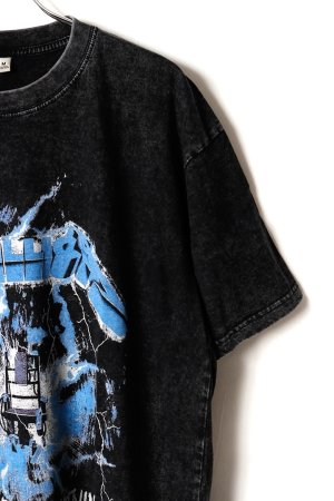 画像3: Metallica Print Round Neck T-shirt{-BFS}
