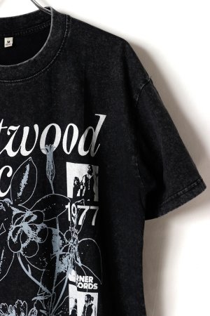 画像4: Fleetwood Mac Print Round Neck T-shirt{-BFS}
