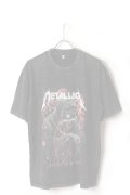   Metallica Print Round Neck T-shirt{-BFS}