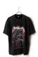 画像1: Metallica Print Round Neck T-shirt{-BFS} (1)