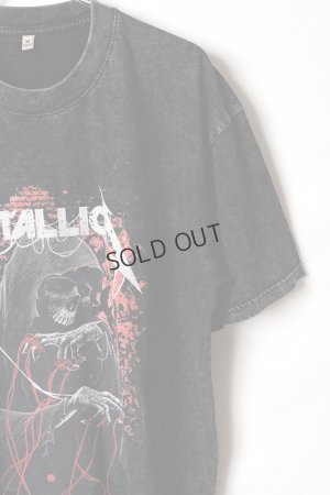 画像3: Metallica Print Round Neck T-shirt{-BFS}