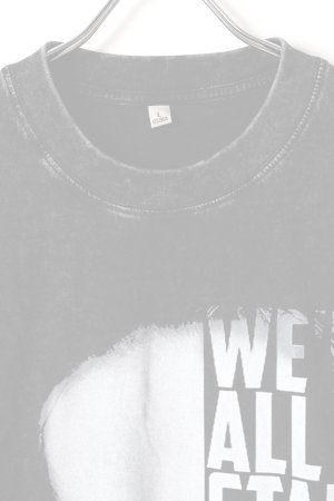 画像2:   Marilyn Manson Print Round Neck T-shirt{-BFS}