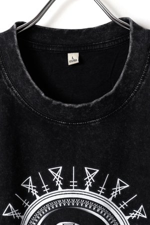 画像2: Marilyn Manson Print Round Neck T-shirt{-BFS}