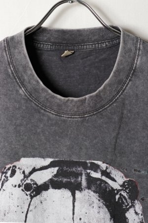 画像2: Marilyn Manson Print Round Neck T-shirt{-BFS}