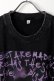 画像2: Marilyn Manson Print Round Neck T-shirt{-BFS} (2)