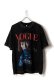 画像1: Lady Gaga Print Round Neck T-shirt{-BFS} (1)