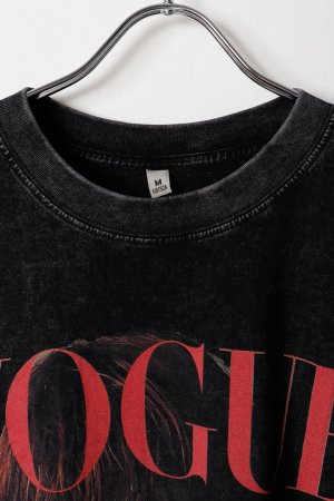 画像2: Lady Gaga Print Round Neck T-shirt{-BFS}