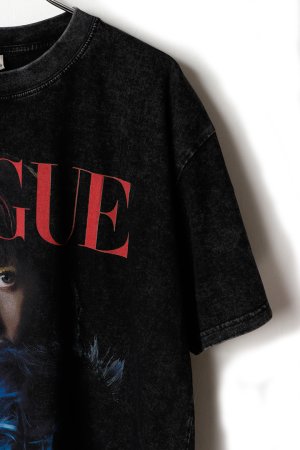 画像4: Lady Gaga Print Round Neck T-shirt{-BFS}