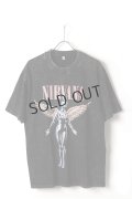{SOLD}NIRVANA Print Round Neck T-shirt{-BFS}