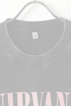 画像2:   NIRVANA Print Round Neck T-shirt{-BFS}