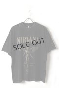 {SOLD}NIRVANA Print Round Neck T-shirt{-BFS}