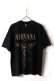 画像1: NIRVANA Print Round Neck T-shirt{-BFS} (1)