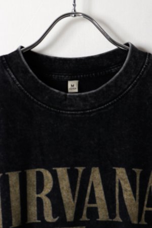 画像2: NIRVANA Print Round Neck T-shirt{-BFS}