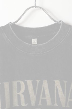 画像2:   NIRVANA Print Round Neck T-shirt{-BFS}
