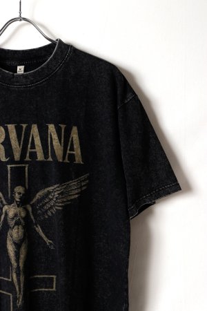 画像4: NIRVANA Print Round Neck T-shirt{-BFS}