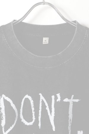 画像2:   Lady Gaga Print Round Neck T-shirt{-BFS}