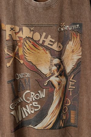 画像3: Radiohead Print Round Neck T-shirt{-BFS}