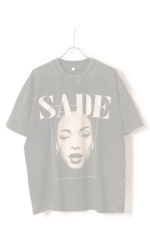 画像1:   Sade Print Round Neck T-shirt{-BFS}