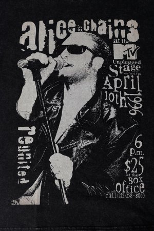 画像4: Alice In Chains Print Round Neck T-shirt{-BFS}