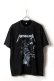 画像1: Metallica Print Round Neck T-shirt{-BFS} (1)