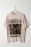 NIRVANA Print Round Neck T-shirt{-BFS}