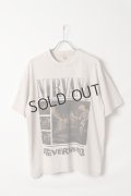 NIRVANA Print Round Neck T-shirt{-BFS}