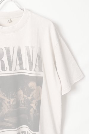 画像3:   NIRVANA Print Round Neck T-shirt{-BFS}