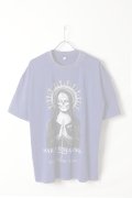   Marilyn Manson Print Round Neck T-shirt{-BFS}