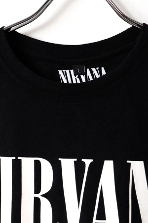 画像2: NIRVANA ニルヴァーナ (Nevermind 35周年 ) - Tour '91 / バックプリントあり / カーボンソフト加工 / Tシャツ / メンズ{-BFS}