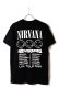画像5: NIRVANA ニルヴァーナ (Nevermind 35周年 ) - Tour '91 / バックプリントあり / カーボンソフト加工 / Tシャツ / メンズ{-BFS} (5)