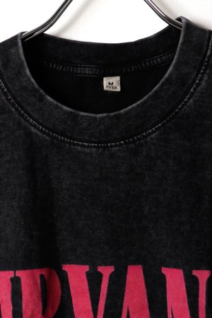 画像2: NIRVANA Print Round Neck T-shirt{-BFS}