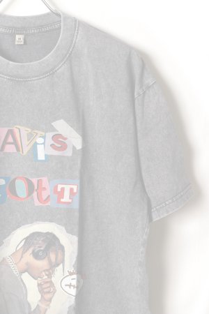 画像3:  {SOLD} TRAVIS SCOTT Round Neck T-shirt{-BFS}