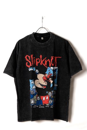 画像1: Slipknot Round Neck T-shirt{-BFS}