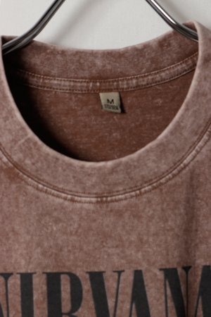 画像2: NIRVANA Print Round Neck T-shirt{-BFS}