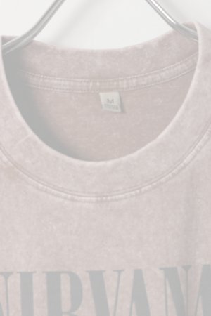 画像2: NIRVANA Print Round Neck T-shirt{-BFS}