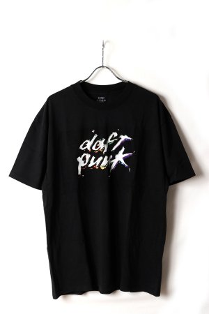画像1: Daft Punk Print Round Neck T-shirt{-BFS}