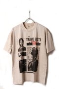 Print Round Neck T-shirt{-BFS}