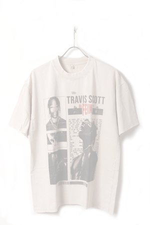 画像1:  {SOLD} TRAVIS SCOTT Print Round Neck T-shirt{-BFS}