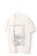 RADIOHEAD Print Round Neck T-shirt{-BFS}