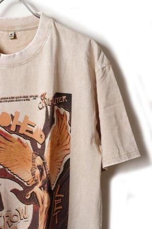 画像3: Print Round Neck T-shirt{-BFS}