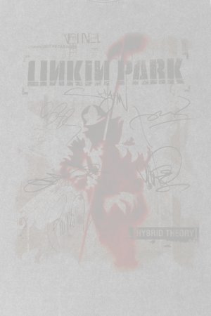画像4:  {SOLD} LINKIN PARK Print Round Neck T-shirt{-BFS}