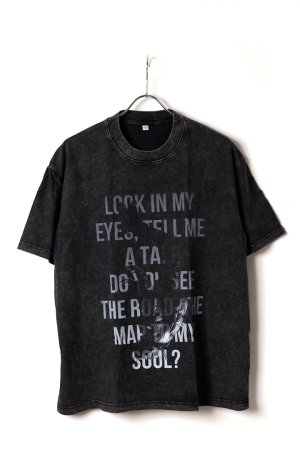 画像1: Print Round Neck T-shirt{-BFS}