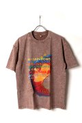 Print Round Neck T-shirt{-BFS}