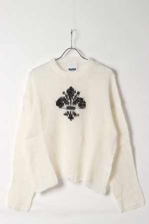 画像1: SUSS KNITS Sixten Light Weight Unisex Crew{-BEA}