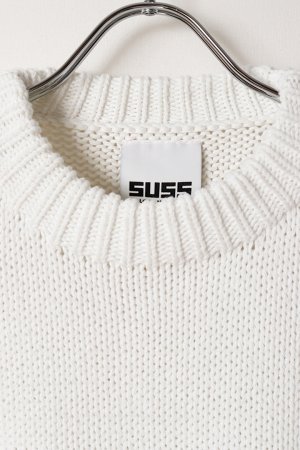 画像2: SUSS スス CABLE REGULAR CREWNECK{-BFA}