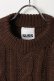 画像2: SUSS KNITS Jess Unisex Distressed Cable Sweater{-BEA} (2)