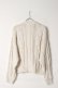 画像6: SUSS KNITS Jess Unisex Distressed Cable Sweater{-BEA} (6)
