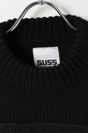 画像2: SUSS KNITS Bailey Unisex Patch Sweater{-BEA}